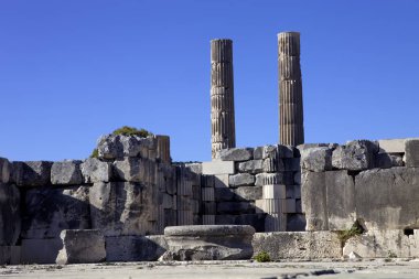 Letoon. Leto kutsal Xanthos antik Likya kenti yakınlarında. Türkiye