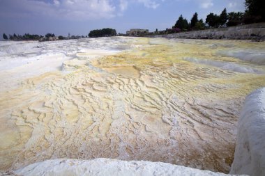 güzel Traverten cascades, Pamukkale, Türkiye