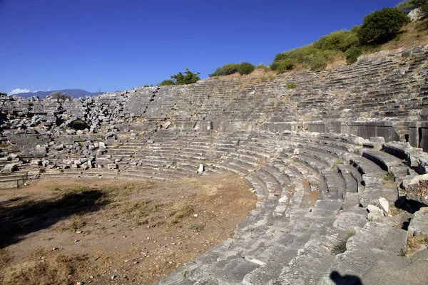 Altes Theater Letoon Westtürkei — Stockfoto