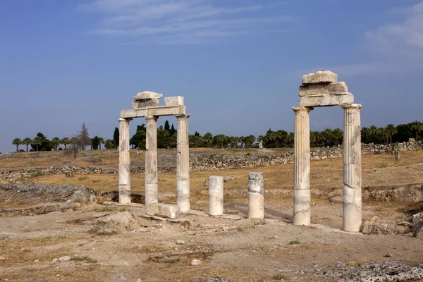 Hierapolis Turkiet Forntida Gravar Nekropolen Xix Talet — Stockfoto