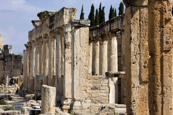Hierapolis Turkiet Forntida Gravar Nekropolen Xix Talet — Stockfoto