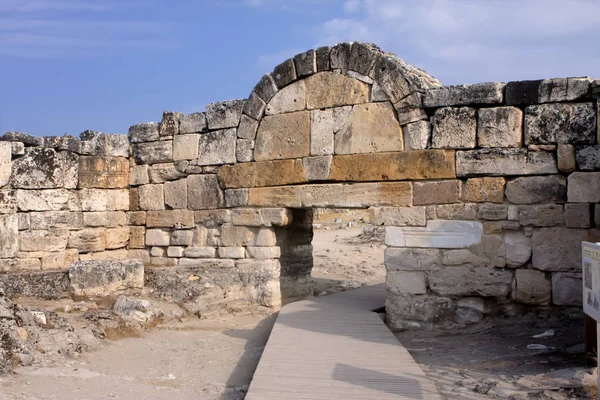 Hierápolis Turquía Tumbas Antiguas Necrópolis Siglo Xix — Foto de Stock