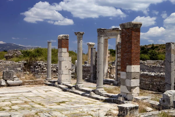 Importante Monumento Arqueológico Éfeso Turquia — Fotografia de Stock