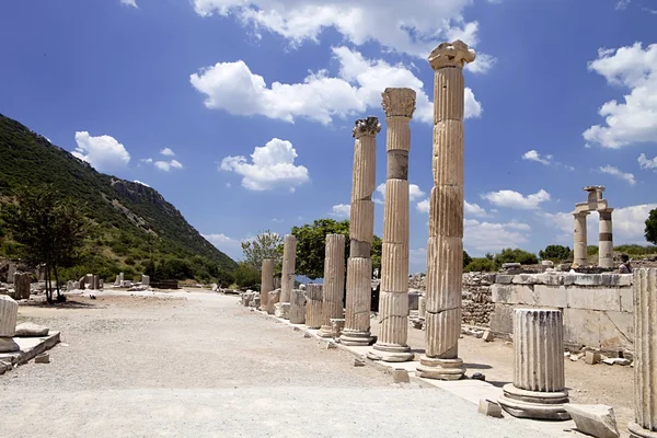 Importante Monumento Arqueológico Éfeso Turquia — Fotografia de Stock