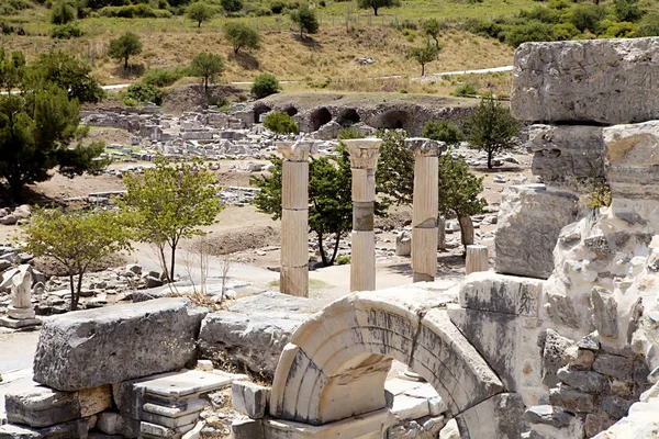 Importante Monumento Arqueológico Éfeso Turquia — Fotografia de Stock