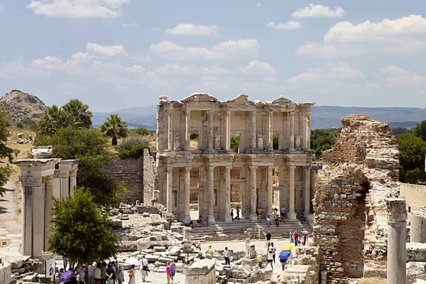 Importante Monumento Arqueológico Éfeso Turquía — Foto de Stock