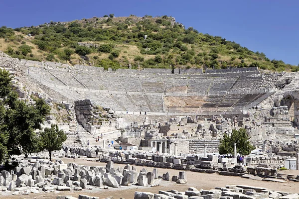 Ett Viktigt Arkeologiskt Monument Efesos Turkiet — Stockfoto