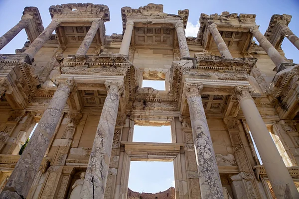 Een Belangrijk Archeologisch Monument Van Efeze Turkije — Stockfoto