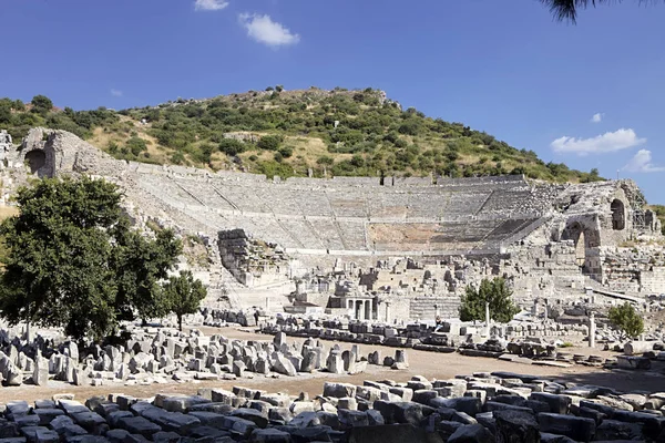 Ett Viktigt Arkeologiskt Monument Efesos Turkiet — Stockfoto