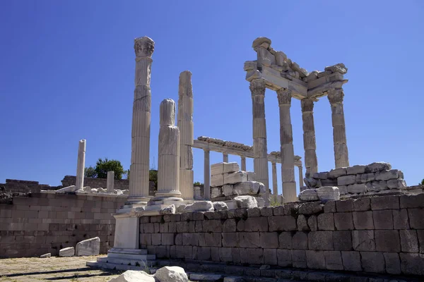 Bergamos Archäologische Stätte Der Akropolis Türkei — Stockfoto