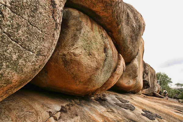 Rocce Pungenti Del Parco Nazionale Matopos Zimbabwe — Foto Stock
