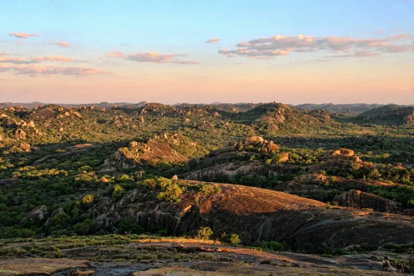 Pittoresche Formazioni Rocciose Del Parco Nazionale Matopos Zimbabwe — Foto Stock