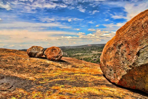 Gyönyörű Sziklás Képződmények Matopos Nemzeti Park Zimbabwe — Stock Fotó