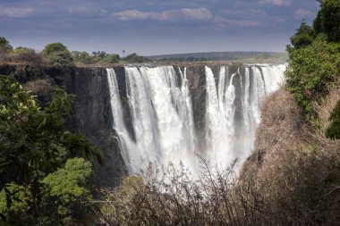 kuraklık, Zimbabwe sırasında nefes kesen Victoria Şelaleleri