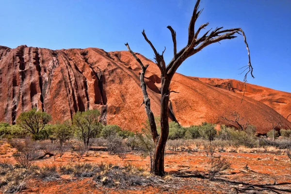 Eine Malerische Felsformation Roten Zentrum Australiens — Stockfoto