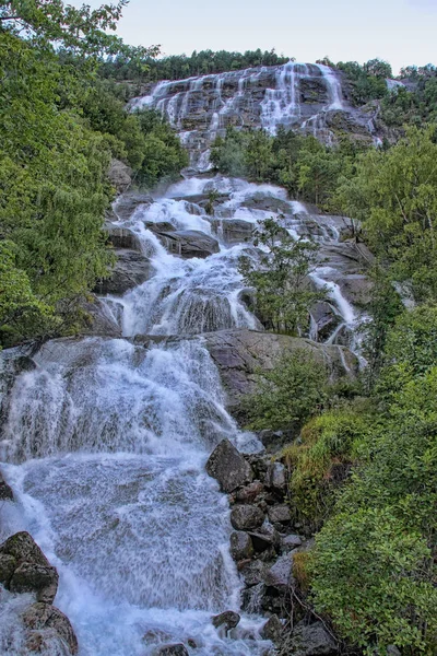 Hundreds Beautiful Waterfalls Scandinavia — Stock Photo, Image
