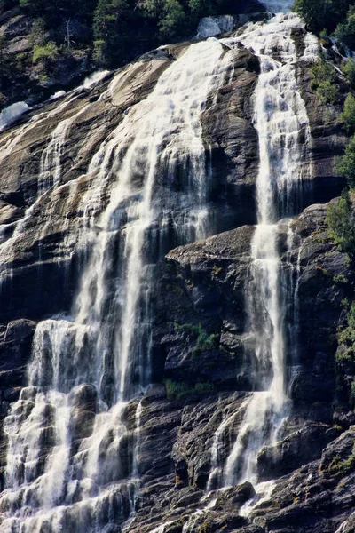 Hundreds Beautiful Waterfalls Scandinavia — Stock Photo, Image