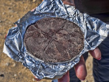 Plaka ev yapımı çikolata, Guatemala.