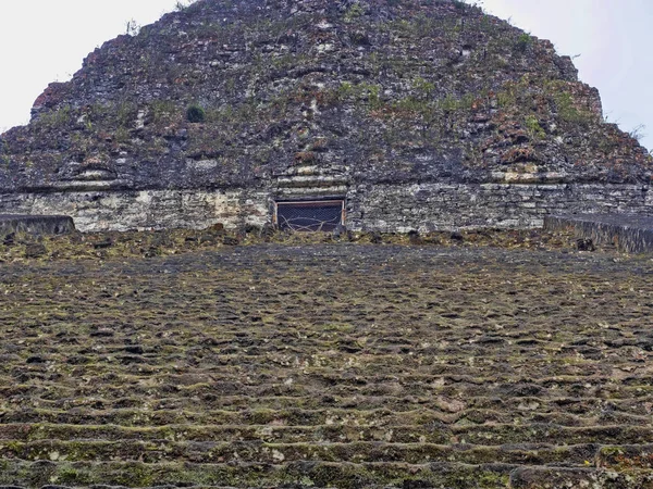 Piramitleri ülkenin en önemli Maya şehir Tikal Park, Guatemala — Stok fotoğraf