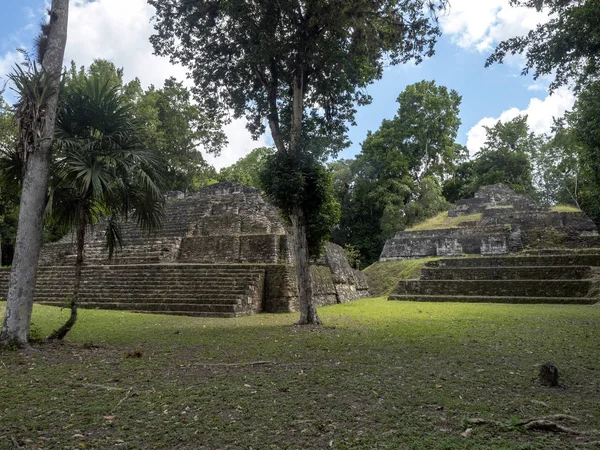 Parque Nacional Yaxha Nakum Naranjo, Monumento Arqueológico Maia, Guatemala — Fotografia de Stock