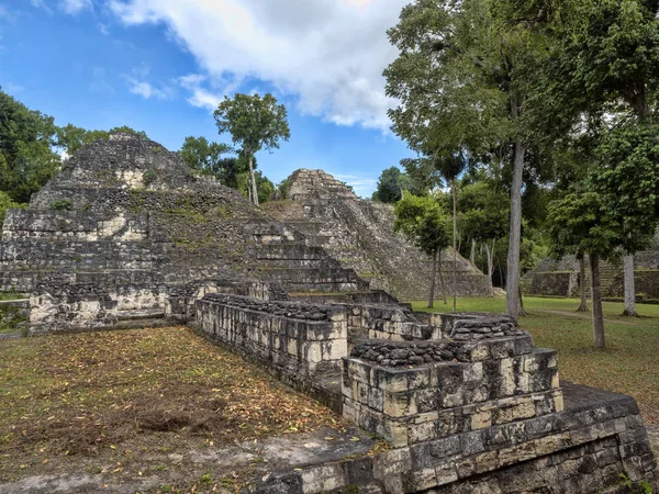 Yaxha Nakum-Наранхо Національний парк, Майя археологічний пам'ятник, Гватемала — стокове фото