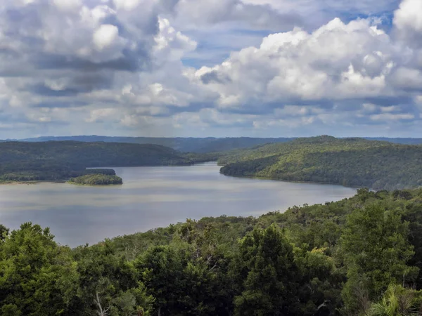 Parque Nacional Yaxha Nakum Naranjo, Monumento Arqueológico Maia, Guatemala — Fotografia de Stock