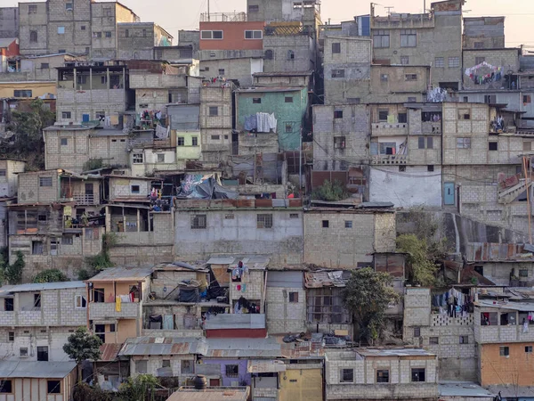 グアテマラ シティに住んでいる貧しい人々 — ストック写真