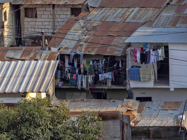 과테말라 시티에 살고 있는 가난한 — 스톡 사진