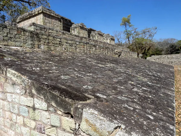 Copan arkeologiska platsen av Maya civilisationen, inte långt från gränsen mot Guatemala. Det var huvudstad i främsta klassiska kungariket perioden från 5 till den 9: e århundradet. — Stockfoto