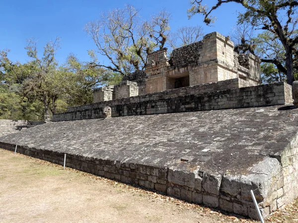 Guatemala sınırına yakın Maya uygarlığının Copan sit alanı. 5 ana klasik Krallık Dönemi için 9 yy başkenti oldu. — Stok fotoğraf