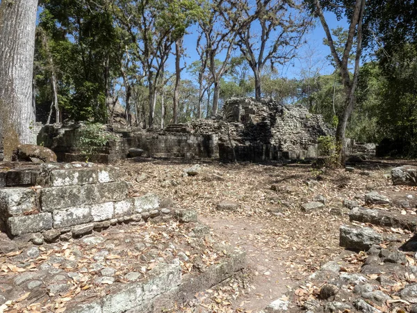 Copan arkeologiska platsen av Maya civilisationen, inte långt från gränsen mot Guatemala. Det var huvudstad i främsta klassiska kungariket perioden från 5 till den 9: e århundradet. — Stockfoto