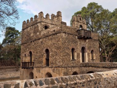 Gondar, Etiyopya, Fasilides Hamamı, yıllık bir törenin yapıldığı, burada kutsanmış ve sonra banyo için açık.