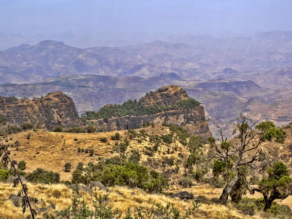 Beautiful landscape in SimIen mountain national park, Ethiopia — Stock Photo, Image