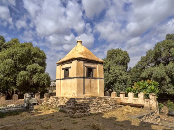Axum capital del reino de Axs jalá, es un importante centro de la Iglesia ortodoxa etíope, Etiopía — Foto de Stock