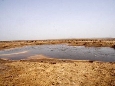 Çeşitli fumaroles Danakilian depresyon, buhar ortaya çıkar ve su dışarı akar. Etiyopya