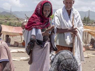 Mekele, Etiyopya, 30 Nisan. 2019, pazarda kadınlar, 30 Nisan. 2019, Mekele, Etiyopya