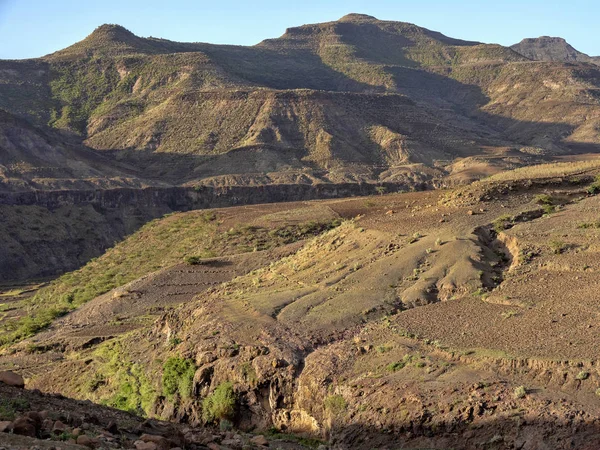Paisaje montañoso en el norte de Etiopía — Foto de Stock