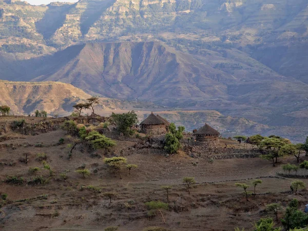 Paesaggio montano nel nord dell'Etiopia — Foto Stock
