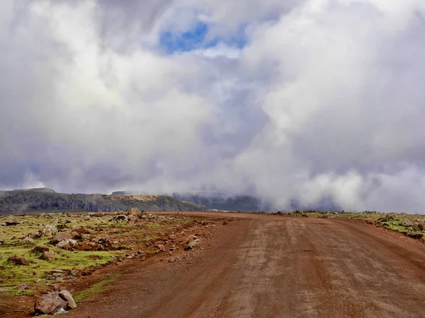 Lanskap di Dataran tinggi Sanetti, Taman Nasional Bale, Ethiopia — Stok Foto