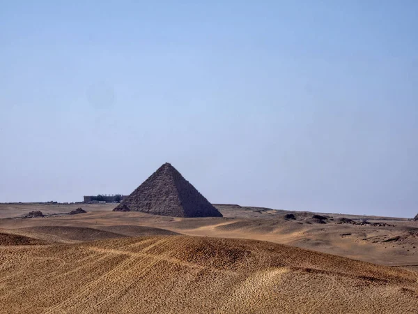 La Pirámide de Keops es Patrimonio de la Humanidad, El Cairo Egipto — Foto de Stock