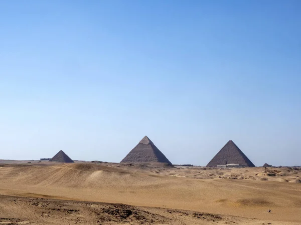 Las pirámides son Patrimonio de la Humanidad, Kahira Egipto —  Fotos de Stock