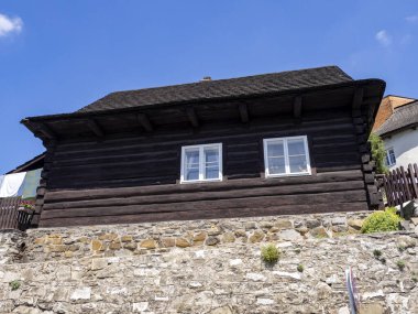 Orjinal yarı keresteli evler Çek Cumhuriyeti 'nin Stramberk kentindeki başlıca turistik merkezlerden biri.