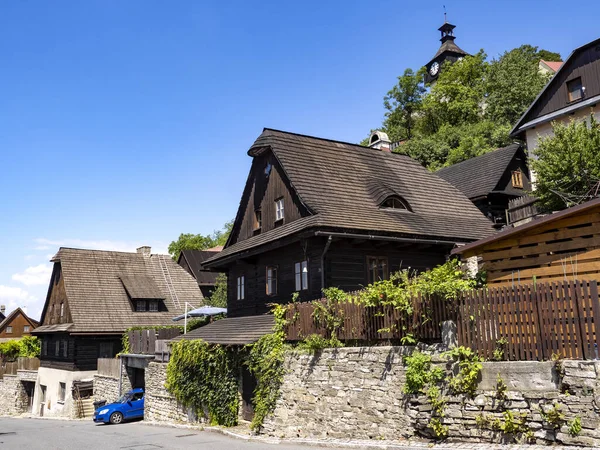 Original Half Timbered Houses Major Tourist Attraction Stramberk Czech Republic — Stock Photo, Image
