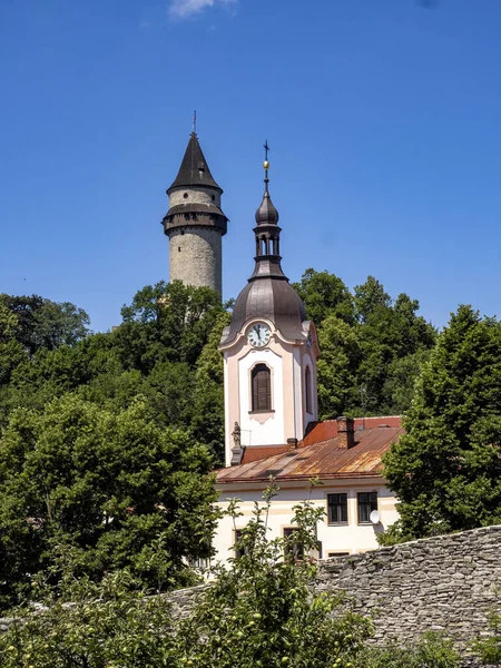 Antiguo Castillo Stramberk República Checa Tiene Una Hermosa Torre —  Fotos de Stock