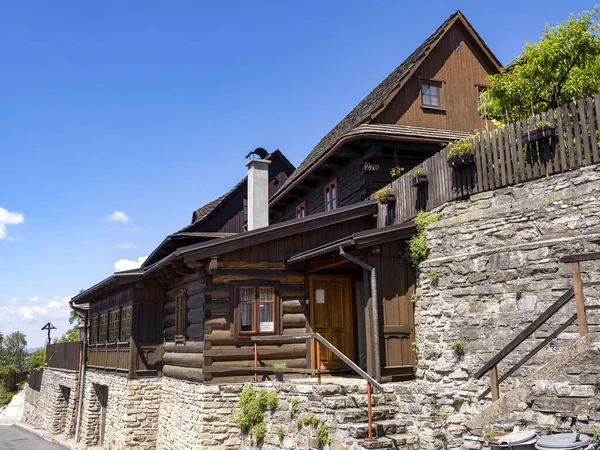 Las Casas Originales Entramado Madera Son Una Importante Atracción Turística — Foto de Stock