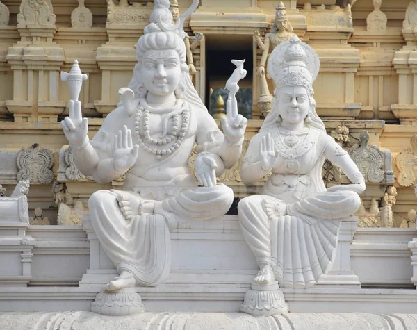 Statue Von Herrn Shiva Und Parvati — Stockfoto