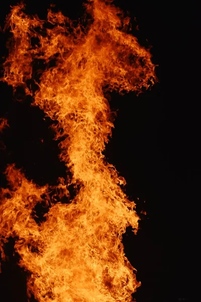 Primer plano del fuego en el momento del festival —  Fotos de Stock