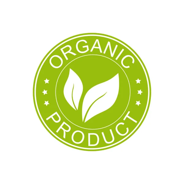 Icono Del Producto Orgánico Ilustración Vectorial — Vector de stock