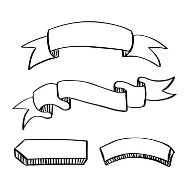 El yapımı süsler geliştiği ve çerçeveler. Retro tarzı tasarım koleksiyonu. Vintage dekorasyon öğeleri kümesi.