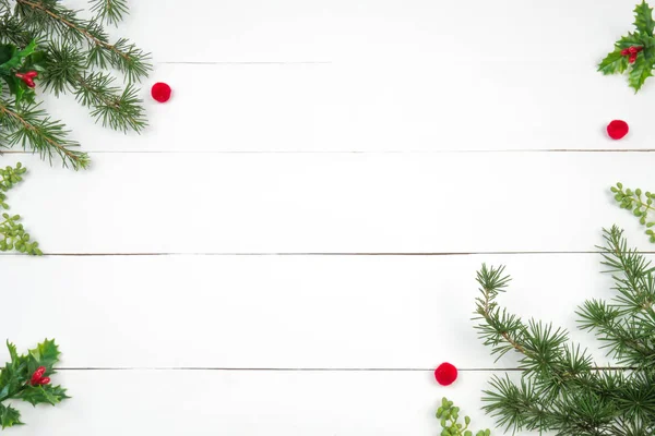 White and Red Cotton Balls Garland on a Wooden Background.Top View. Stock  Photo - Image of creative, design: 139985192